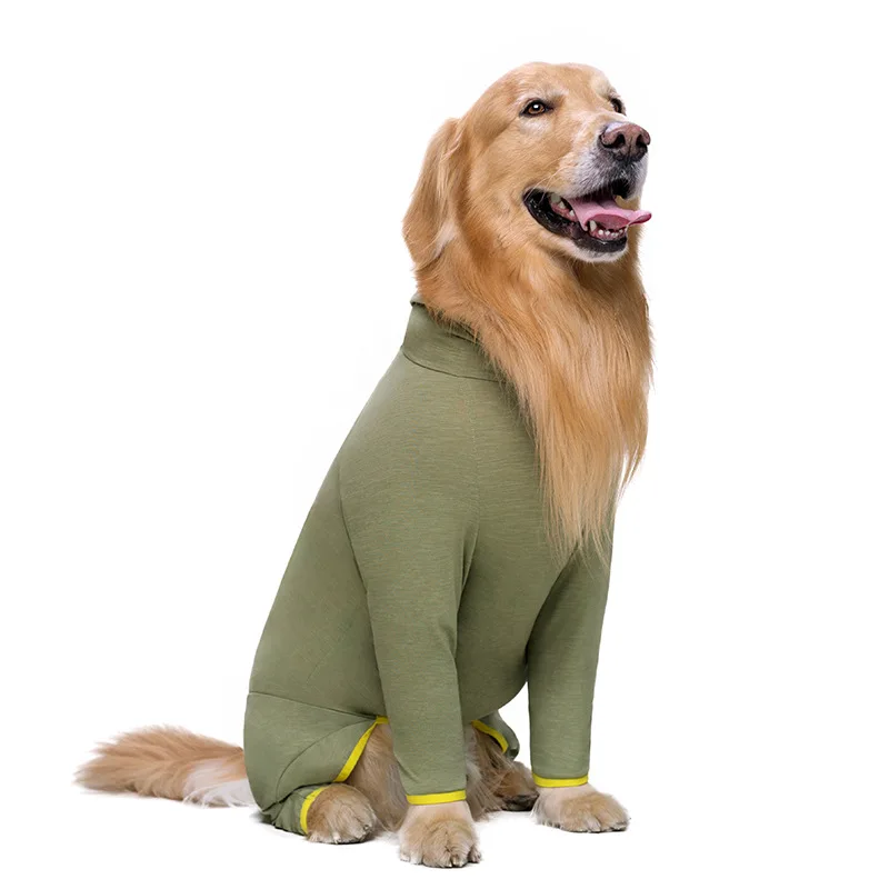 Big Dog Clothes Thin Labrador Medium and Large Dog Pet Clothing Anti Hair Dust Protect Joint Protect Four Legs Coat