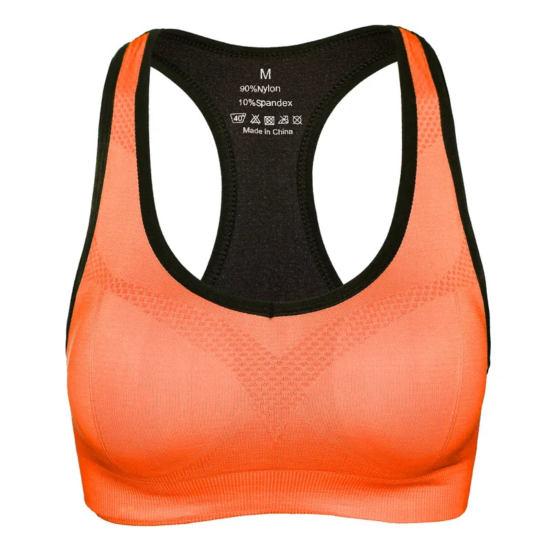 Vest-style Sports Bra without Steel Ring Hollow Shockproof Yoga Running Fitness Sports Underwear