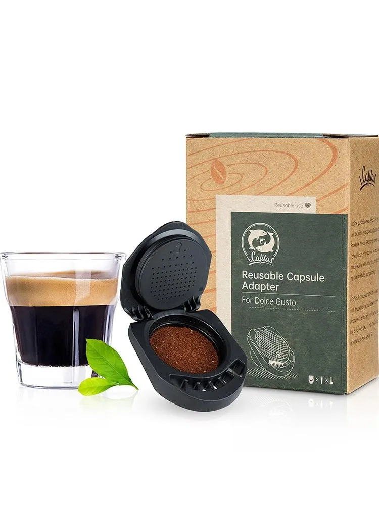Adaptateur de capsule de café réutilisable pour Dolce Gusto, conversion de capsule, compatible avec Genio S, accessoires de machine à café Piccolo