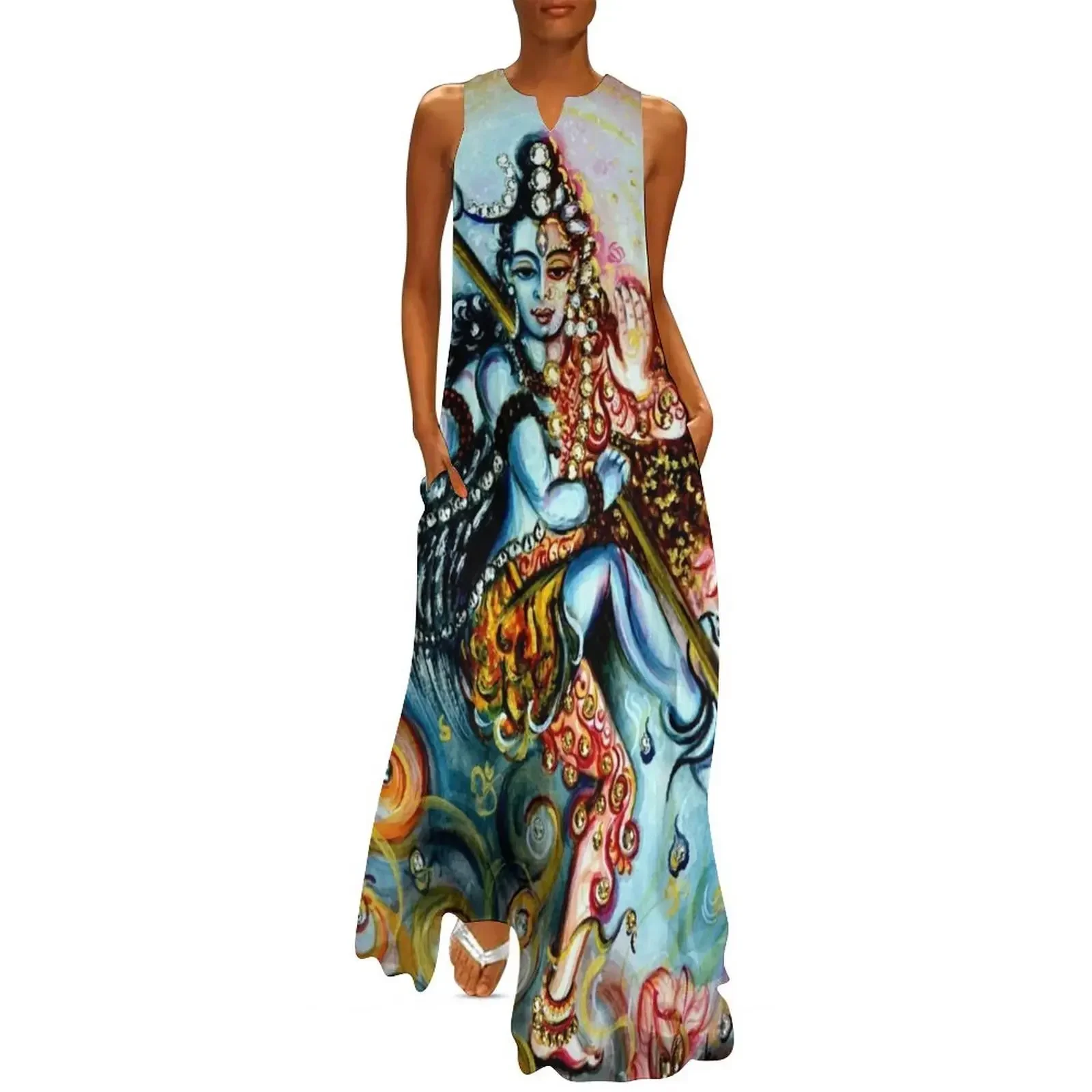 

Shiva Shakti Long Dress evening dresses women dress dresses Summer women's clothing women's fashion dresses Dress