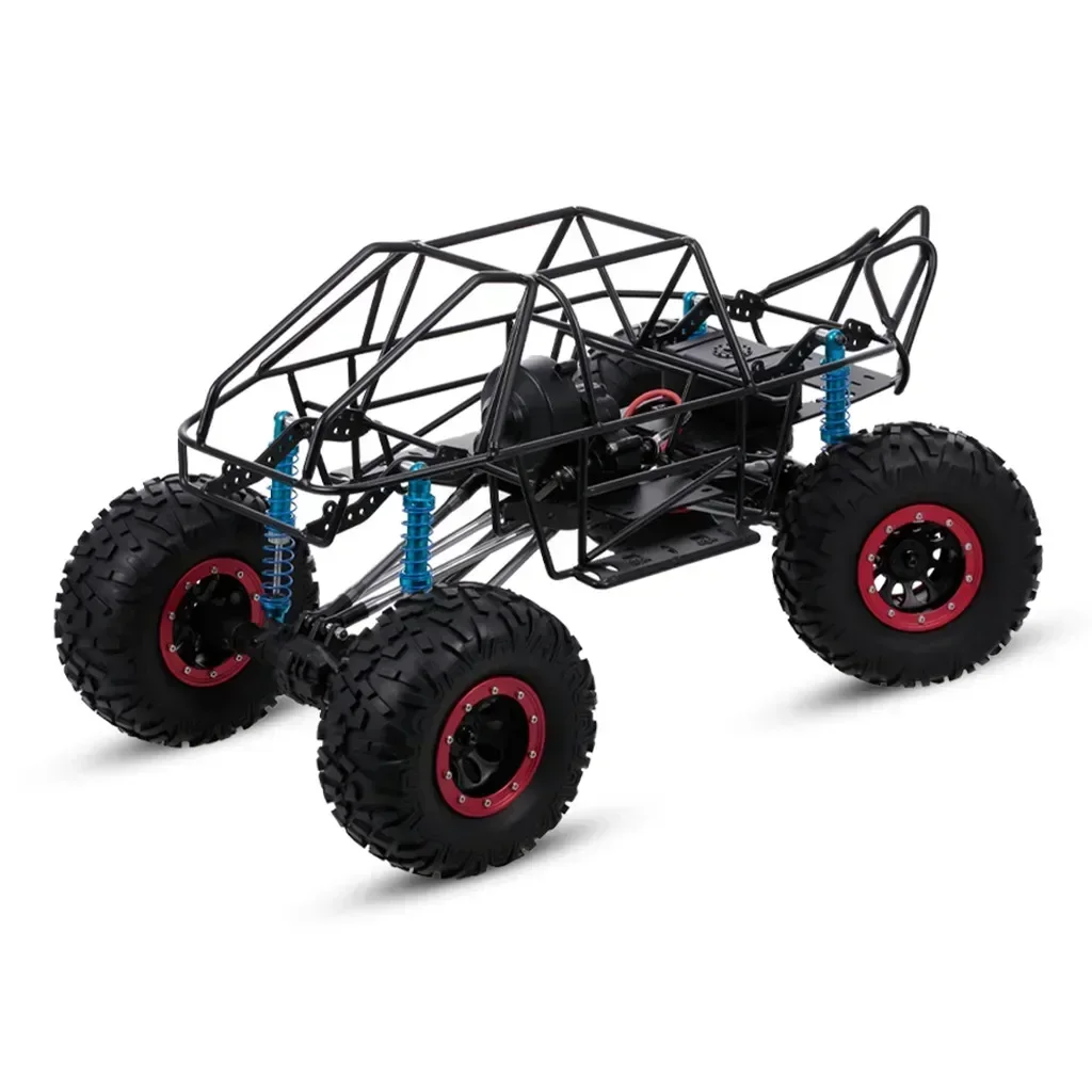 Marco de chasis de distancia entre ejes de coche teledirigido de 313mm con Tries para 1/10 AXIAL SCX10 II 90046 90047 coche trepador de control remoto DIY