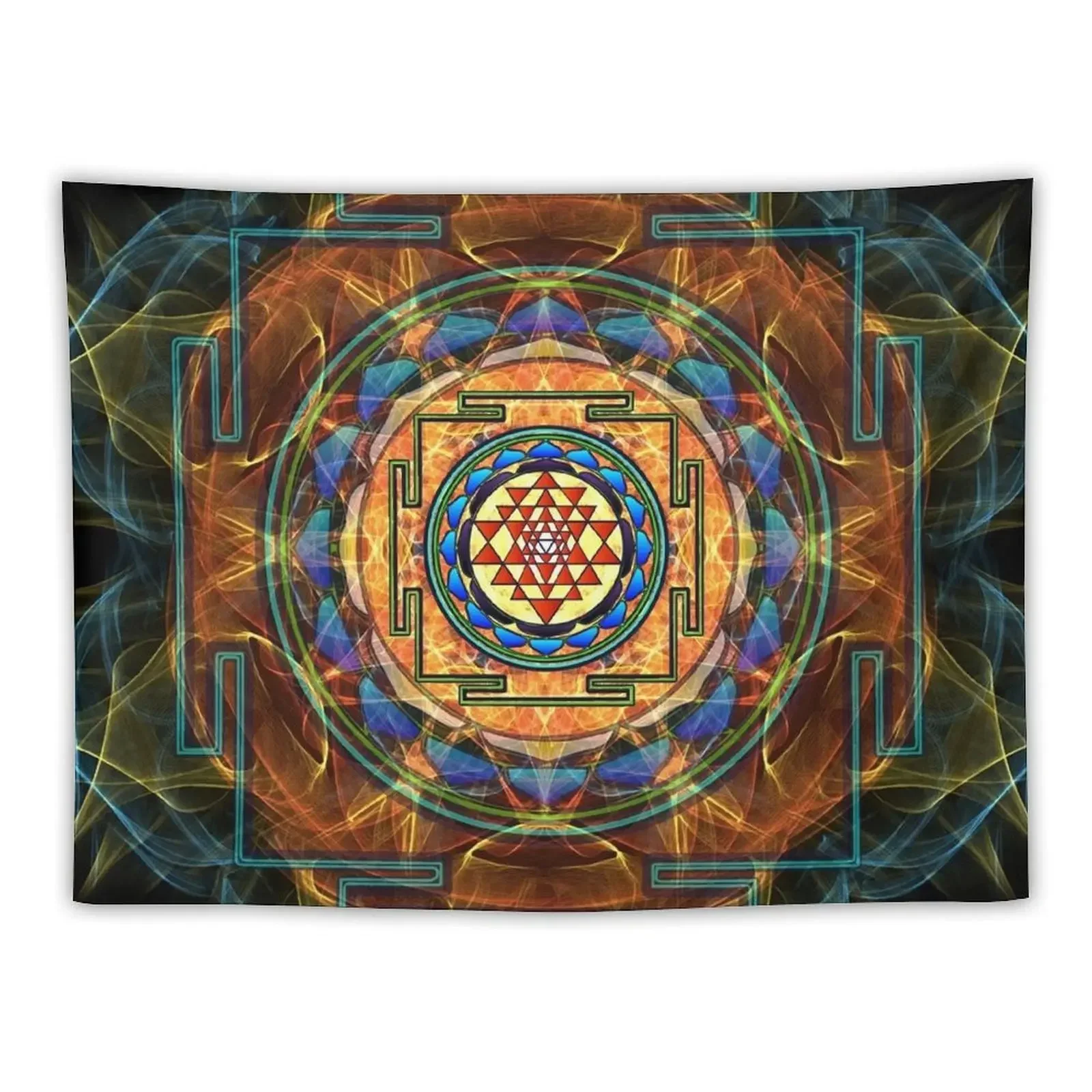 The Sri Yantra - Sacred Geometry Tapestry Wall Coverings Home Decoration Accessories Tapestry