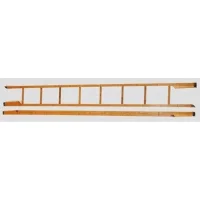 軽量素材 折りたたみ式救助用はしご シングルビームはしご 滑り止め設計付き