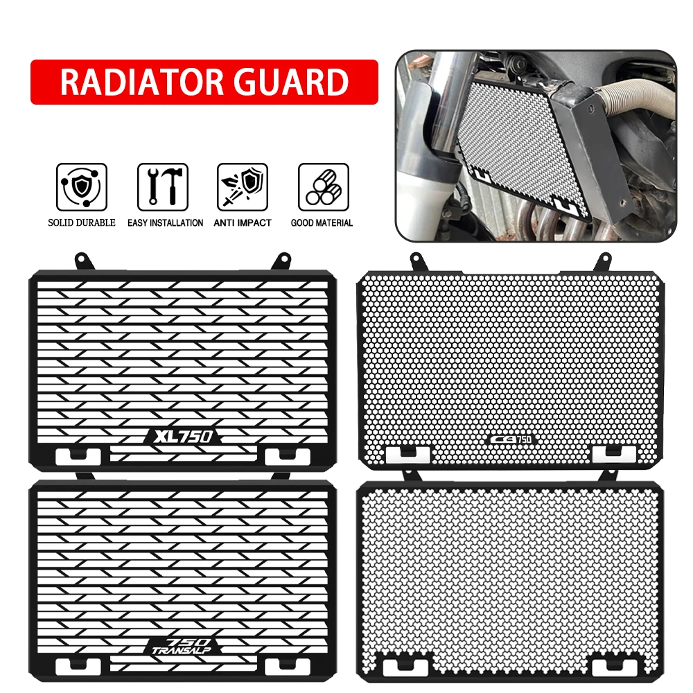 

For Honda CB750 Hornet XL750 Transalp 2023-2026 Motorcycle Accessories Aluminum Radiator Grille Guard Cover Fuel Tank Protect