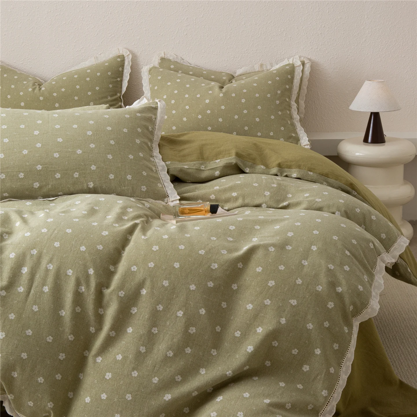 

Cotton yarn dyed jacquard bed four piece set, high-end pure cotton bed sheet, duvet cover, bedding for all seasons