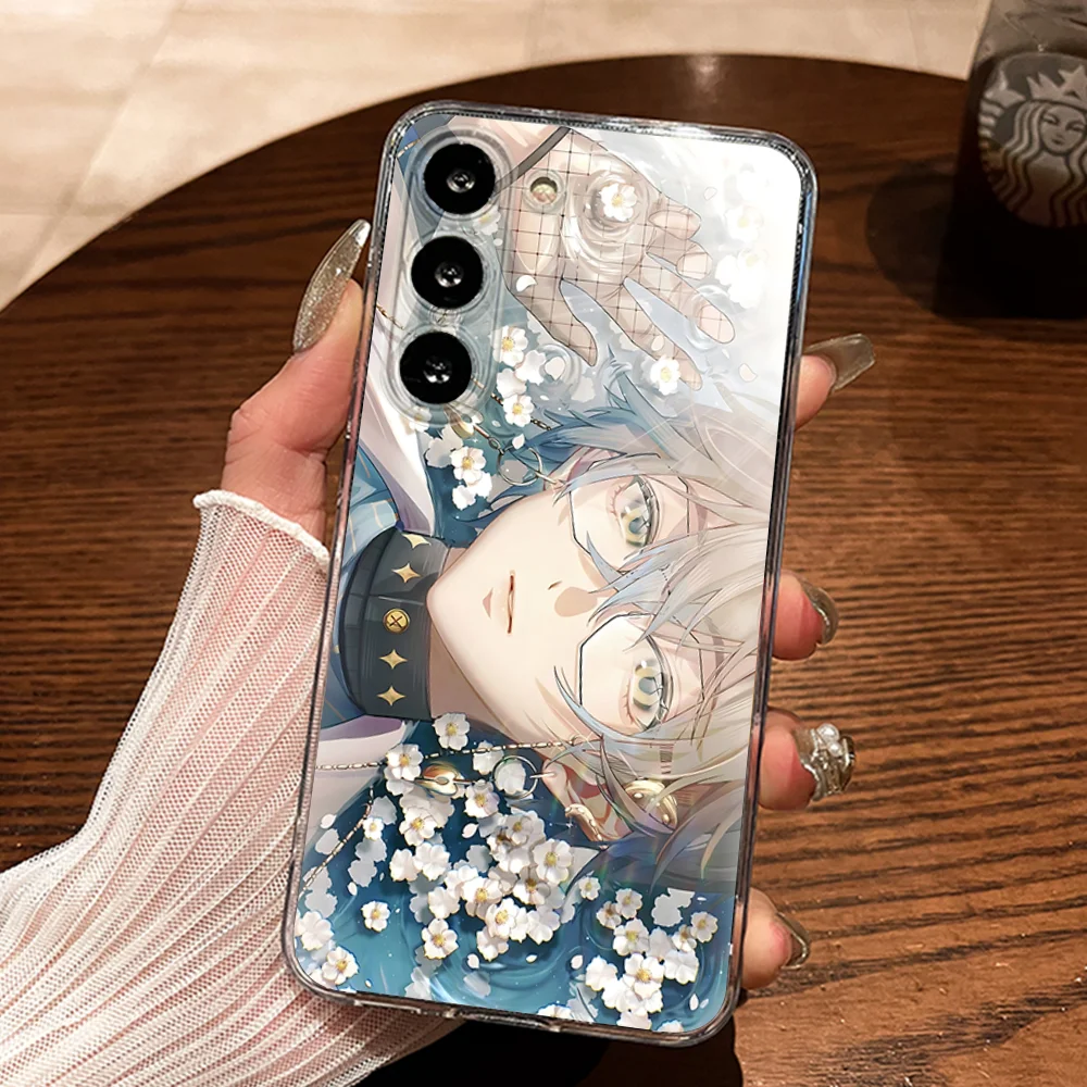 Чехол для телефона Ike Eveland N-NIJISANJIS, силиконовый чехол для Samsung S30,23,21,22,20 FE lite,S10,9,PIus Note20, очень мягкий, прозрачный