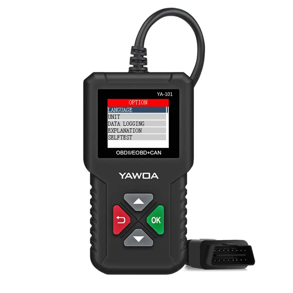 

Ya101 ObdII/Eobd 16pin Code Reader Graph Datastream USB Update OBD2 Diagnostic Tool Pk Cr3001 Om123 Ad310 Elm327