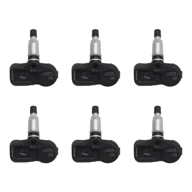 Stablize 6X For TOYOTA LEXUS TIRE PRESSURE MONITORING SENSOR TPM 42607-33021