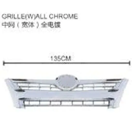 

FRONT PANEL GRILLE FOR HINO 300 SERIES DUTRO WU XZU TOYOTA DYNA TRUCK CHROME PLATED BODY PARTS
