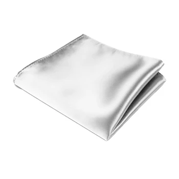 High Grade 2023 New Style Hot sale Silk Handkerchief Black Suit Accessories Solid Men Abraham Lincoln's birthday Pocket Square