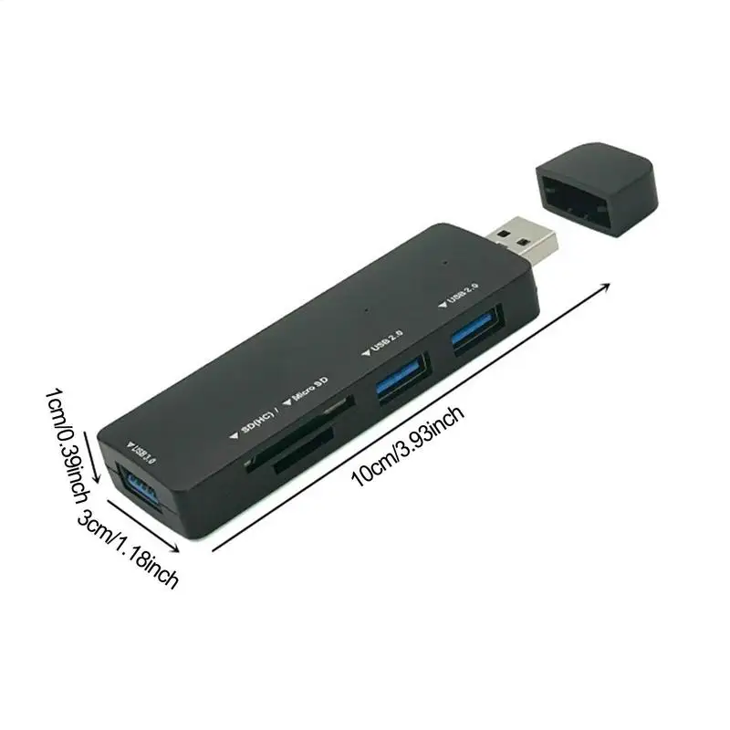 USB-док-станция 5-в-1 USB-концентратор Портативная док-станция для ноутбука USB C Концентратор данных для ноутбука ПК Принтер
