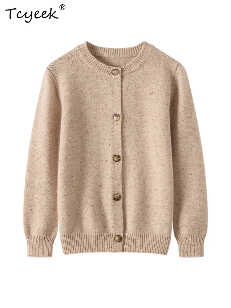 Basic Kids Sweater Cardigan 100% Cashmere Children Clothes Autumn Winter Open Stitch Boys Girls Sweater Warm Thicked O-Neck Knit
