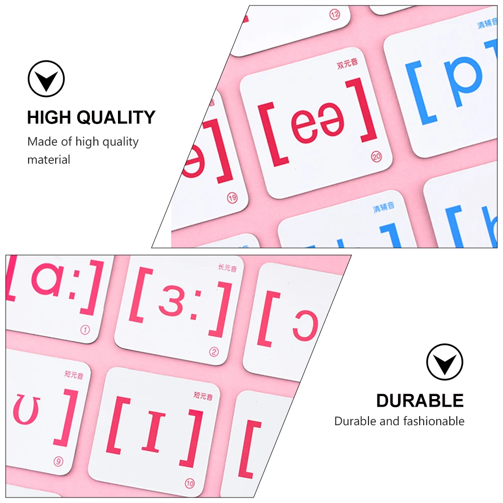 

48pcs Phonics Magnetic Tiles Educational Tool Kids English Learning Flash Cards Fridge Magnet Teaching Resource Early