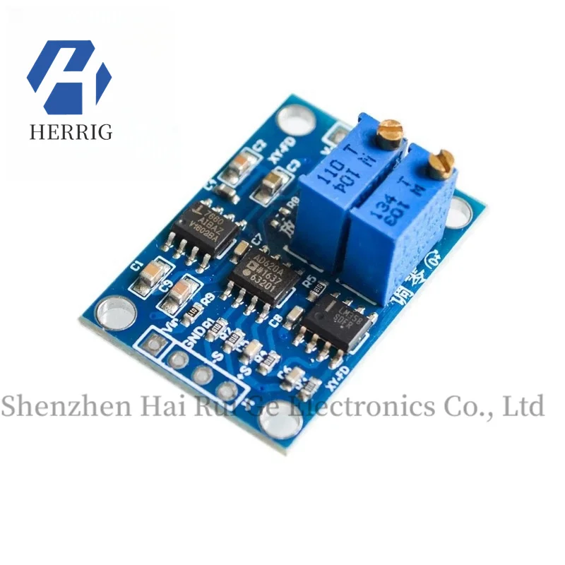 1PCS High Precision Microvolt/Millivolt Voltage Amplifier Small Signal Instrumentation Amplifier AD620 Transmitter