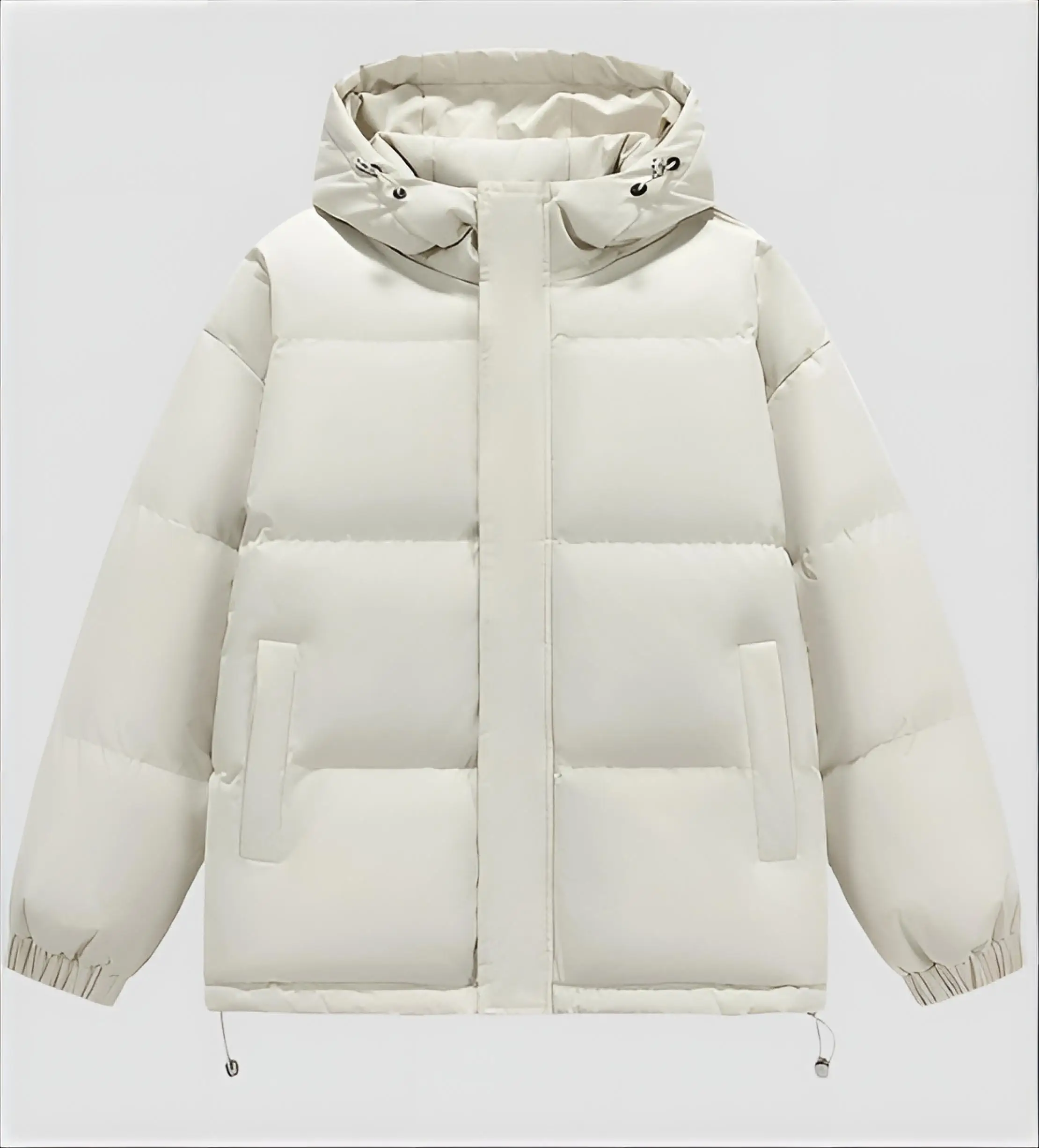 

Женские уличные пуховики-парки с драпировкой, сборками и плиссировкой