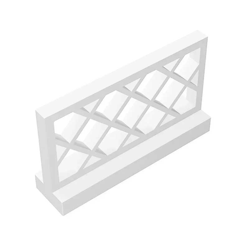 Moc 10 pçs clássico 3185 cerca 1x4x2 bloco de construção treliça empilhamento tijolos substituíveis brinquedo criativo adultos meninos presentes do feriado