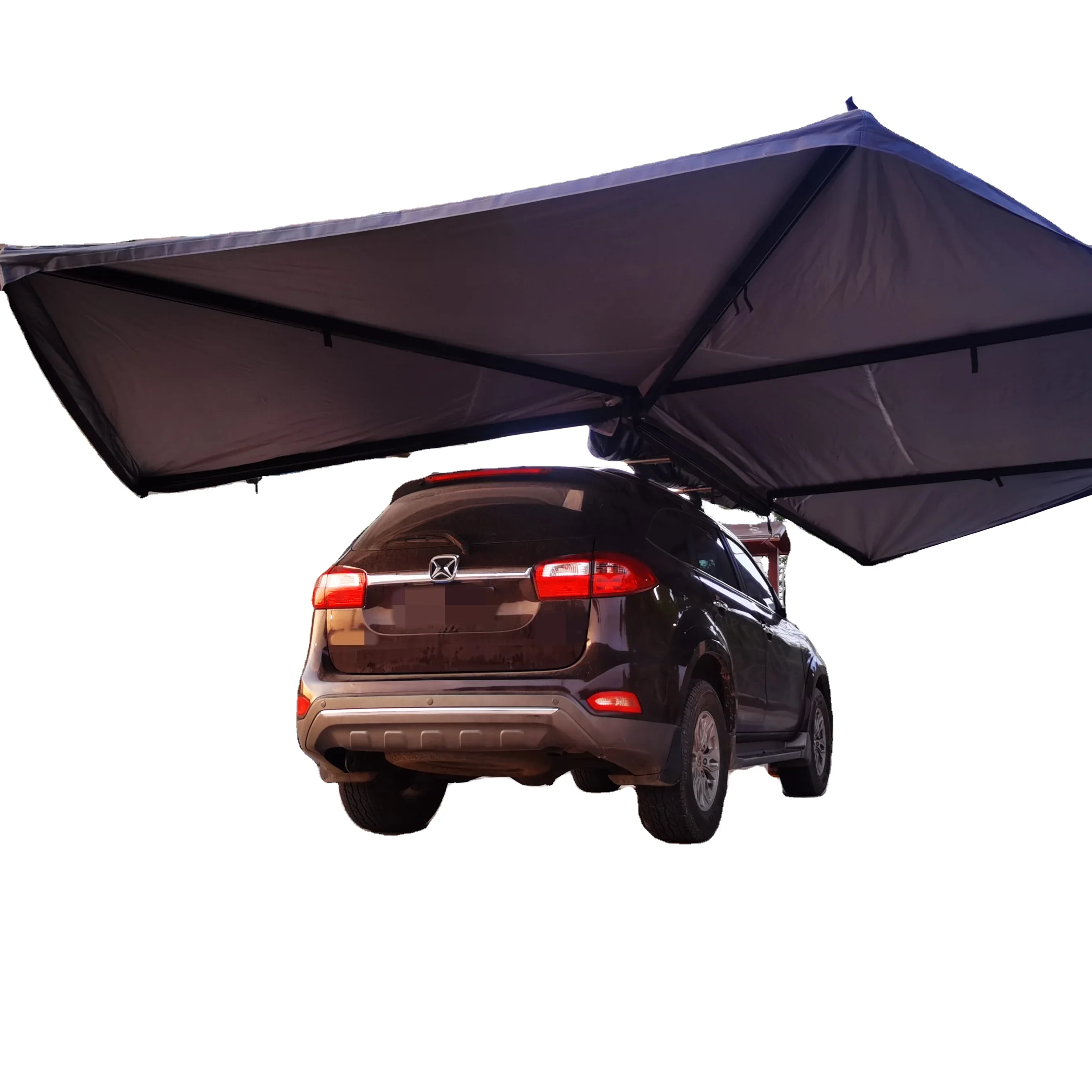 2024 Customized SUV Vehicle Car Side Retractable 270 Degree Awning Free Standing for Camping