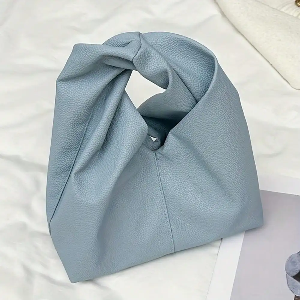 Torebka, torebka na nadgarstek, niszowy design, torebka typu cloud bag, torebka, nowa ekskluzywna plisowana torebka typu horn bag, miękka torebka na ramię z PU, torebka damska, modna i prosta, na wyjścia i imprezy. — zdjęcie 8