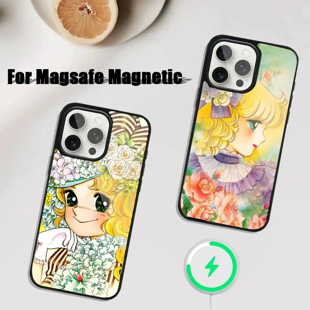 

Candy candy anime Phone Case For iPhone 16,15,14,13,12,11,Plus,Pro,Max Mini Magsafe Magnetic Wireless Charging