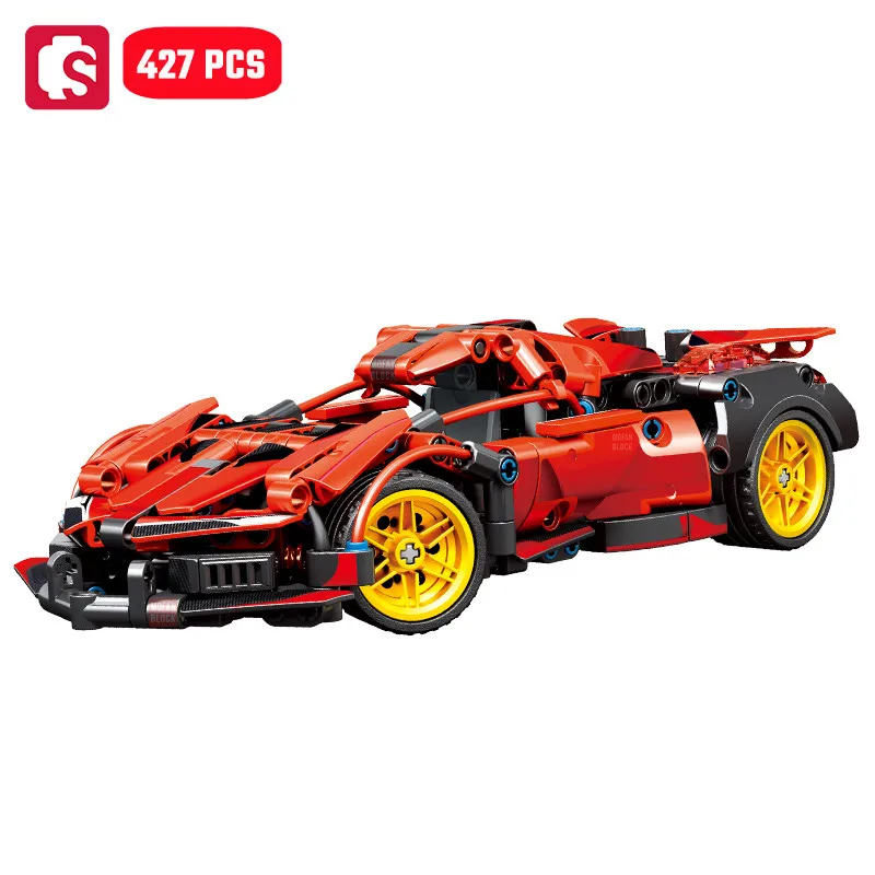 

SEMBO Sports Car Building Blocks MOC Racing Vehicle Models Technical Auto Assembly Bricks Educational Toys Kids Toys Boys Gifts