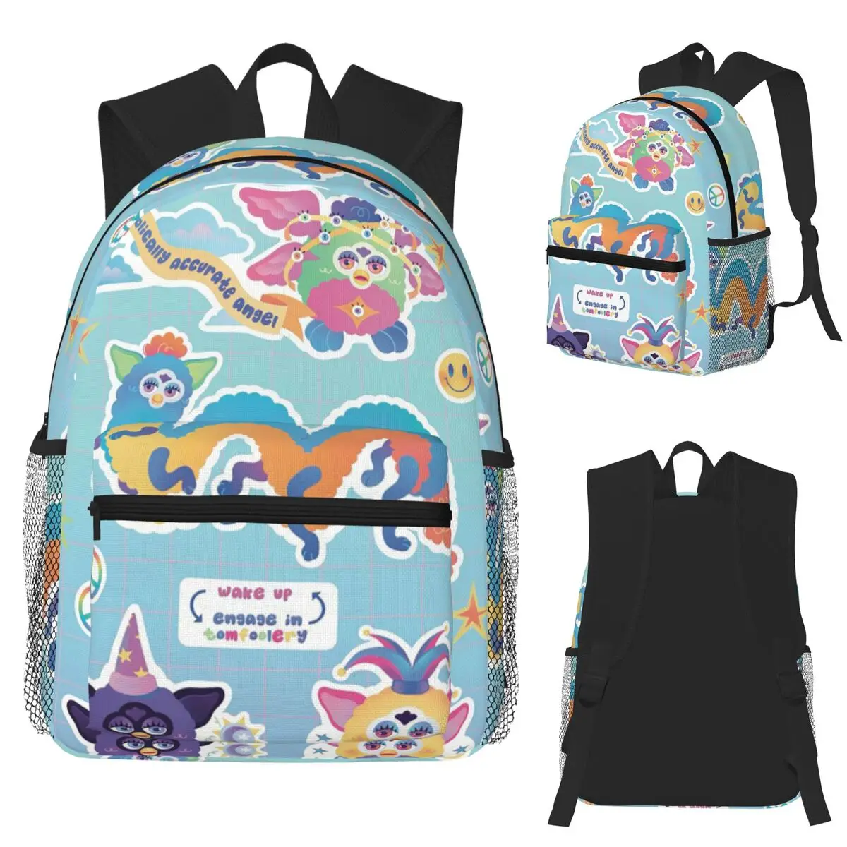 

Студенческий рюкзак с героями мультфильмов «Кошмар», школьная сумка, походный дорожный рюкзак для мужчин и женщин, сумка для книг, сумки на плечо