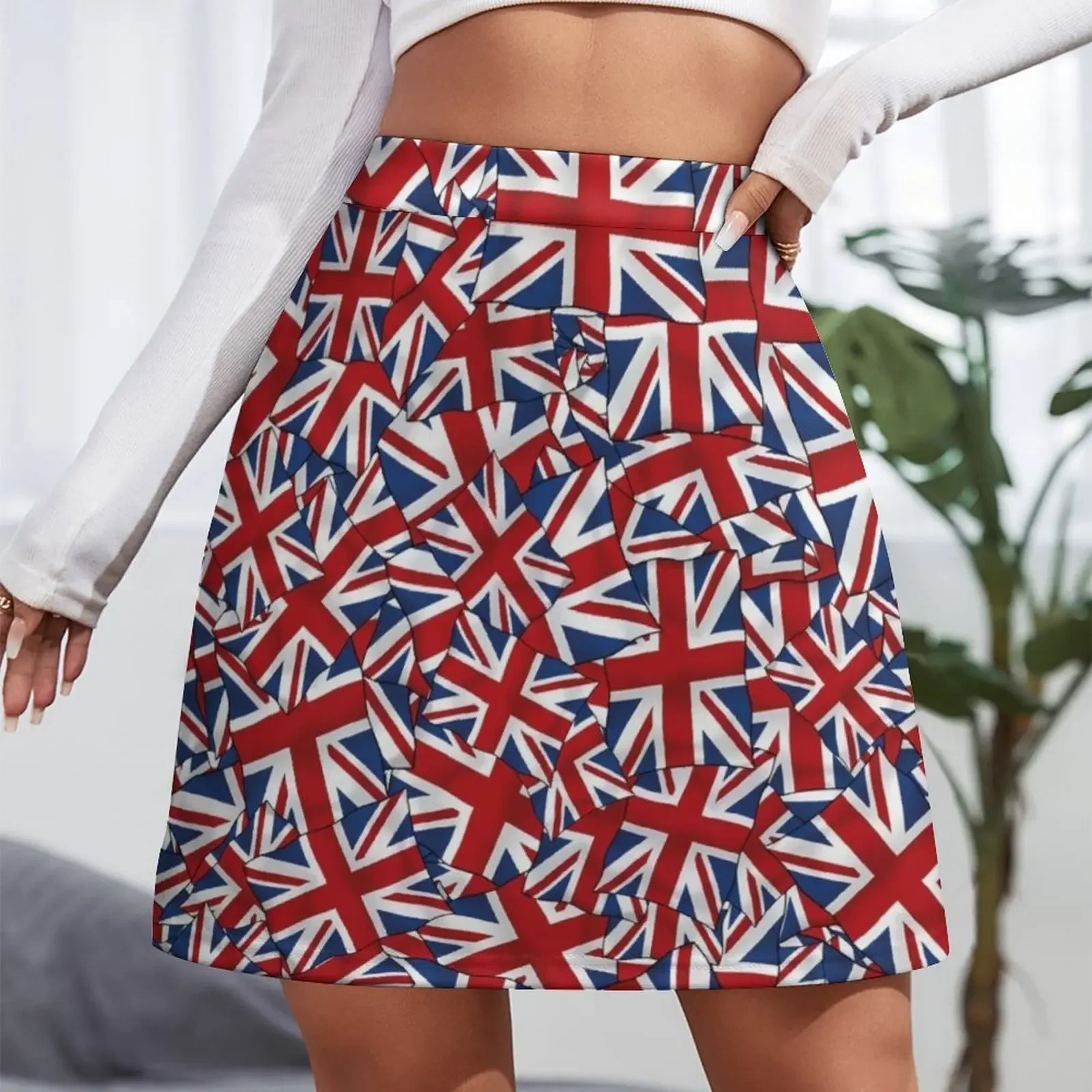 Union Jack Flag Pattern Mini Skirt cosplay Summer skirt summer dress women 2025