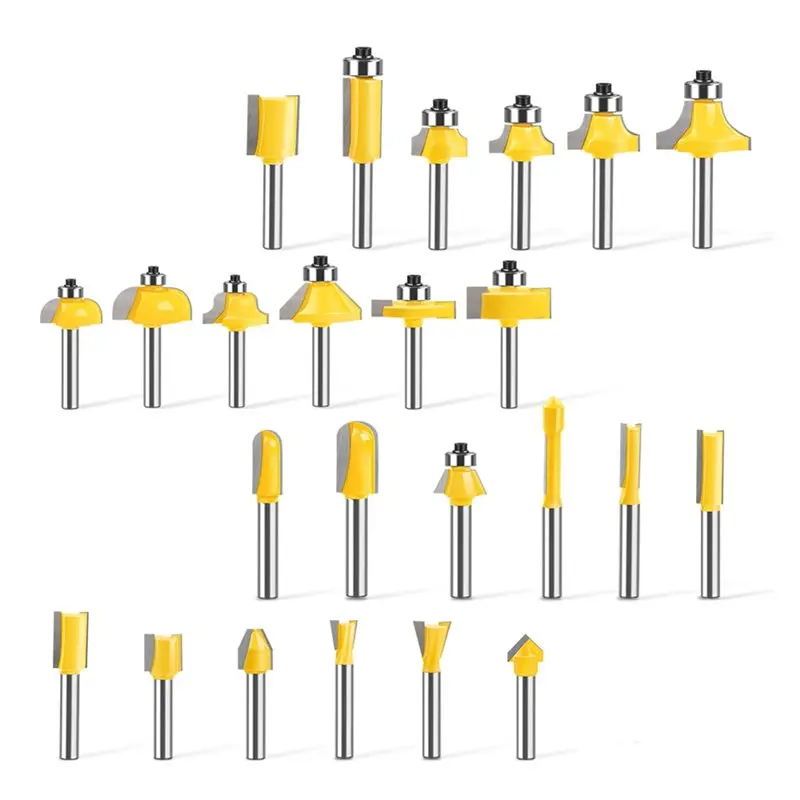

A26F-круглая угловая долбежная фрезерная головка, гравировальный станок, резак, 24 комплекта, набор фрез для деревообработки, комплект с твердосплавным наконечником