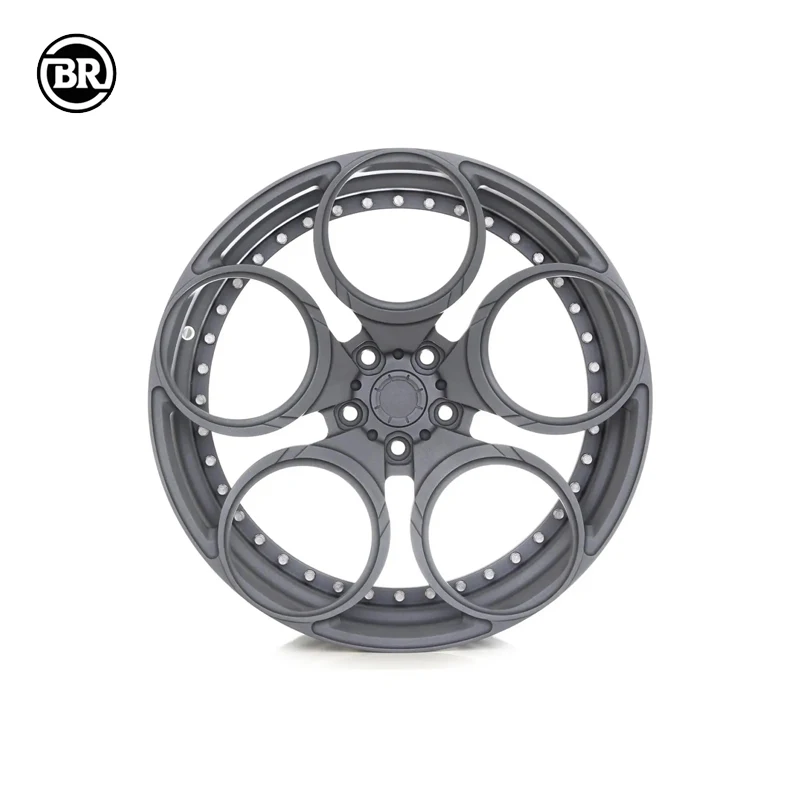 Custom Fully Refined Throwing Fine Polishing 18-26 Inch Racing Car Wheels Deep Dish Forged 5*130 Rims With Polished Lip