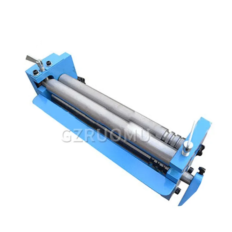 

SJ300 Manual Iron Sheet Reel Machine12 inch Copper Aluminum Steel Coil Bending Equipment Metal Roller Sheet Roll Forming Machine