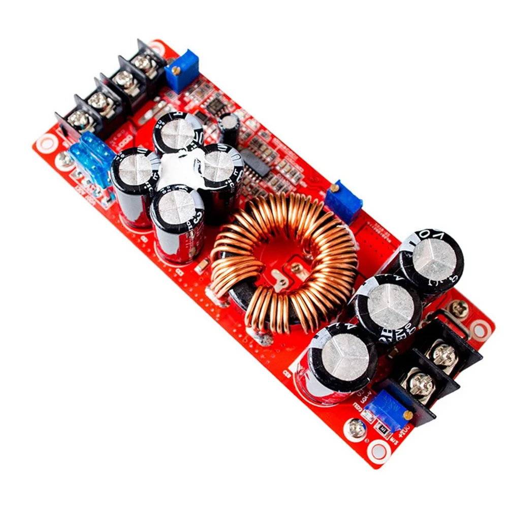 

1200W Switching Power Supply Board High Power Bare Board DC-DC Boost Converter Boost Power Module 10-60V Adjustable Voltage Char