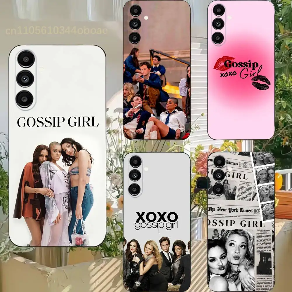 G-Gossip Girl show Phone Case For Samsung S25,24,21,22,23,20,S30,Ultra,Plus, Fe,5G Silicone Cover