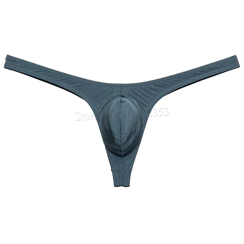 Sexy Mens Pouch Enhancing Thong Lingerie Shiny Bikini Underwear Unisex Panties Sheer Tangas Underpants
