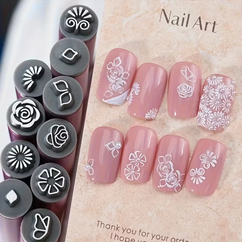 6/10/15-teiliges Nail Art Stem – Nail Art Stamping Kit Bewertung und Preis