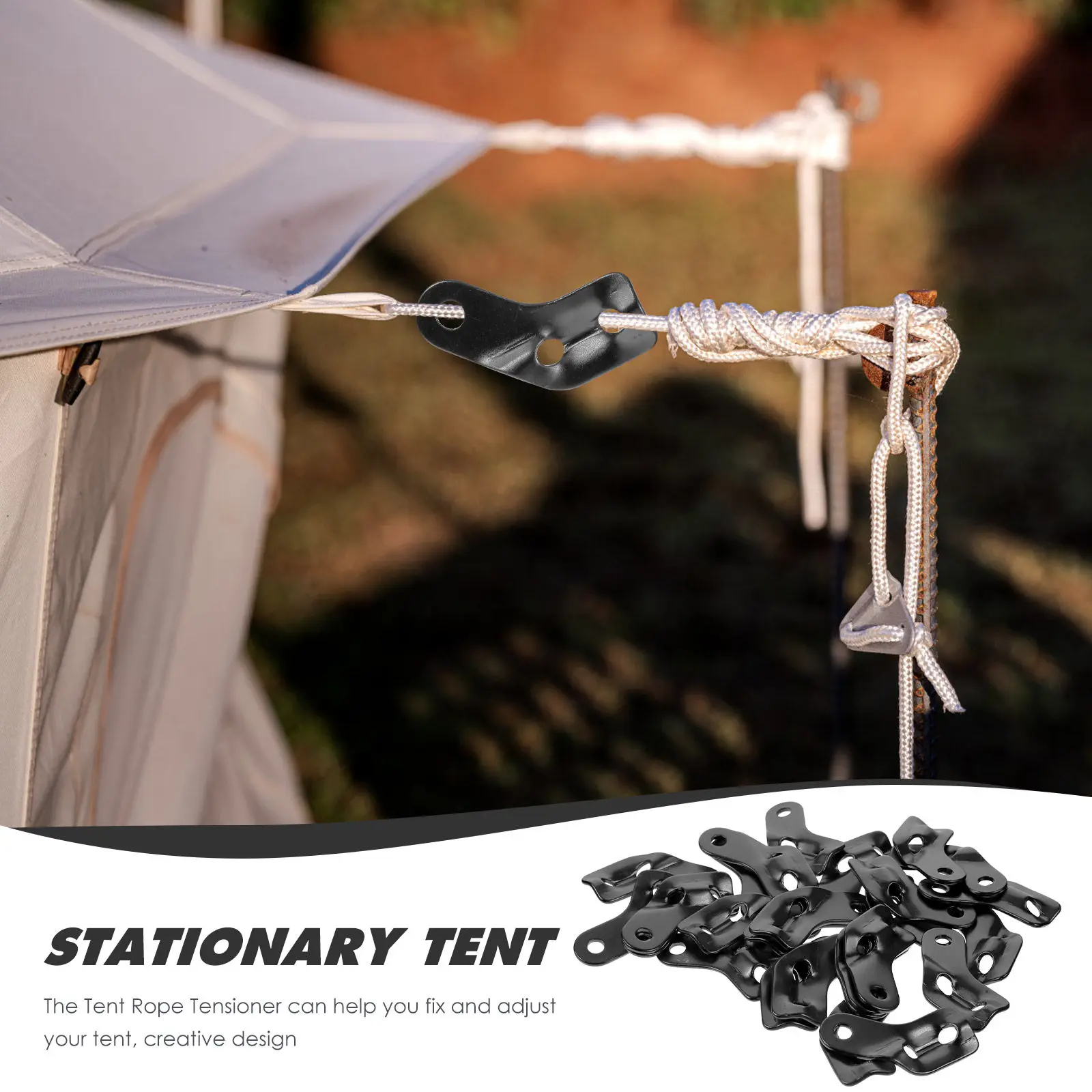 

26 шт. регулируемых фиксаторов для веревок, натяжителей для тросов, антискользящих зажимов для ветрозащитных веревок, аксессуары для кемпинга и активного отдыха