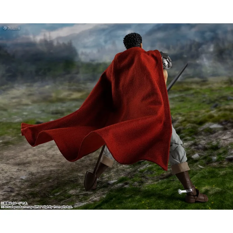 Bandai Original S. H. Figuarts fertige bewegliche Puppen Gus (Sword Wind Legend) Anime Actionfigur Modell Spielzeug Modell Geschenke für Jungen