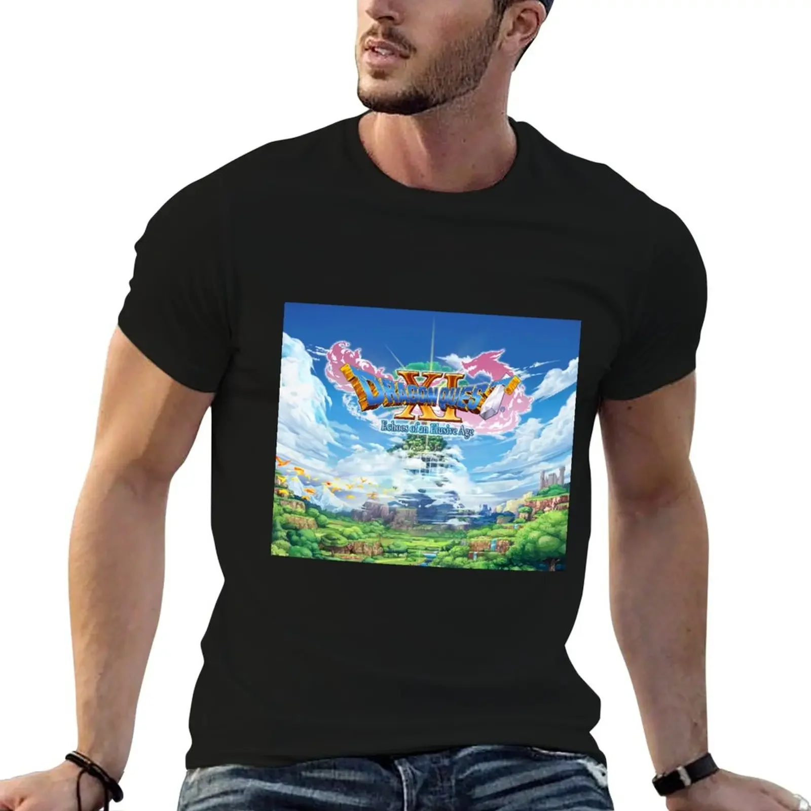 Dragon Quest XI Echoes of an Elusive Age T-Shirt anime tshirt Blouse T-shirts man vintage t shirts men tshirt