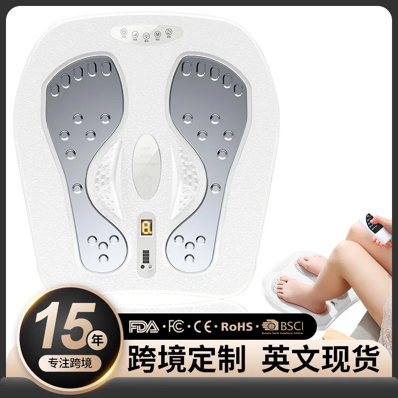 

Cross-border Foot Massager EMS Pulse Vibration Massager Wireless Remote Control Therapy Machine Physiotherap