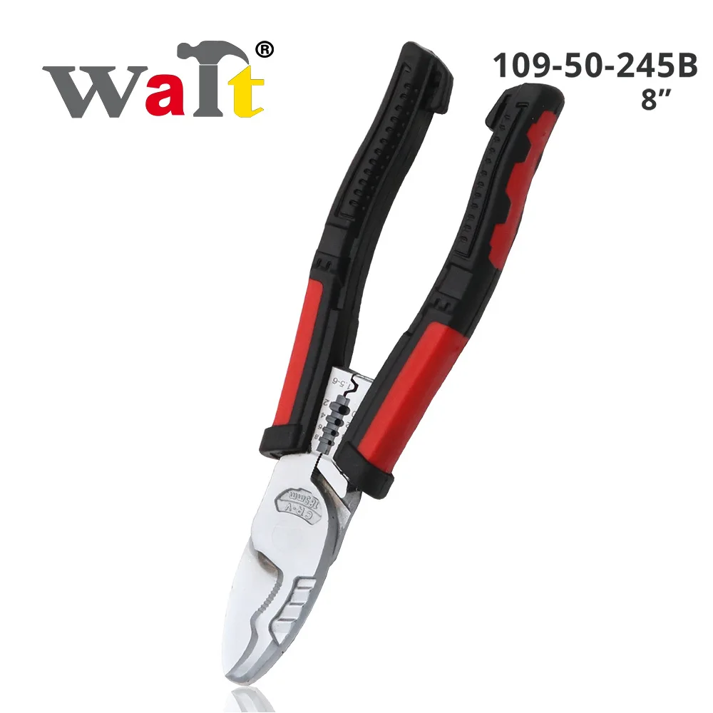 

8 Inch 7 in 1 Multi functional Electrician Cable Pliers Cr V Alloy Wire Stripping Crimping Diagonal Pliers Cutting Pliers