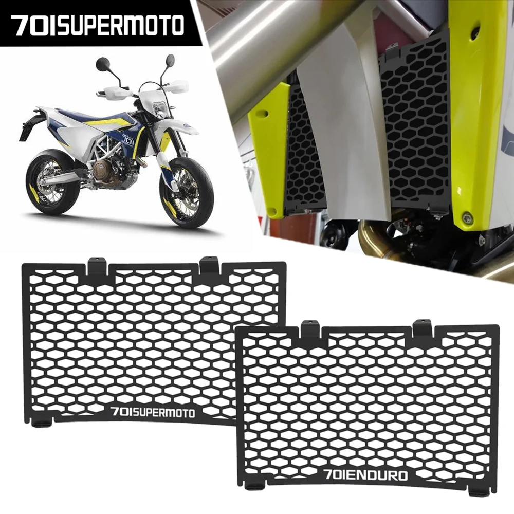 

For Husqvarna 701 Enduro 701 Supermoto 2016 2017 2018 2019 2020 2021-2023 Motorcycle Radiator Grille Guard Grill Cover Protector