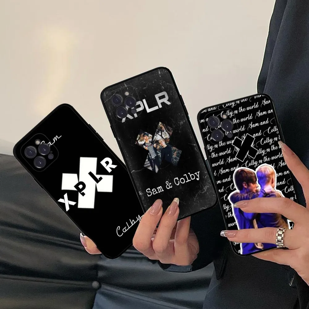 S-Sam and C-Colby X-XPLR Phone Case Silicone Soft for iphone 16 15 14 13 12 11 Pro Mini XS MAX Plus X Cover