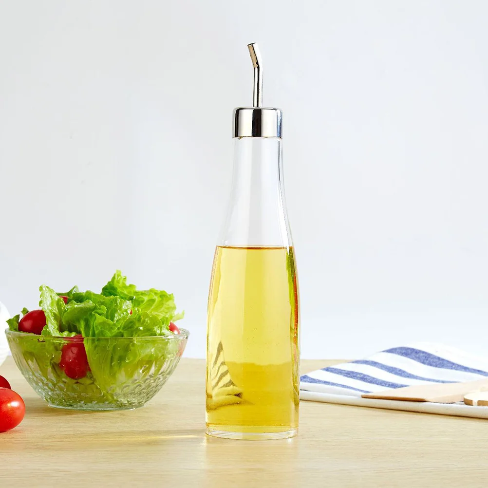

1Pcs 301ml Acrylic Oil Vinegar Container Transparent Seasoning Bottle Leak Proof Cooking Liquid Storage Kitchen Tool