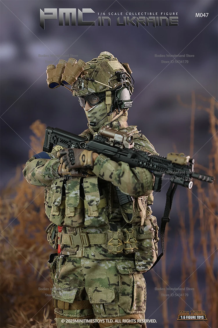 Na stanie mini times toys M047 1/6 Skala PMC Mercenary Military Warfare Męski Żołnierz Pełny Zestaw 12'' Figurka Akcji Kolekcja Lalek
