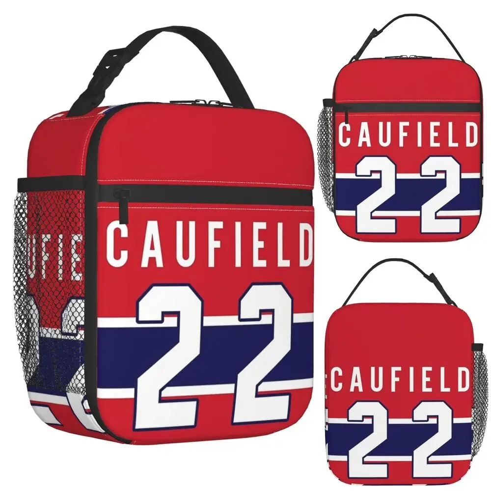 Caufield Jersey Insulated Lunch Bag for Women Office Cooler Thermal Food Box Tote Portable Lunch Boxes Container