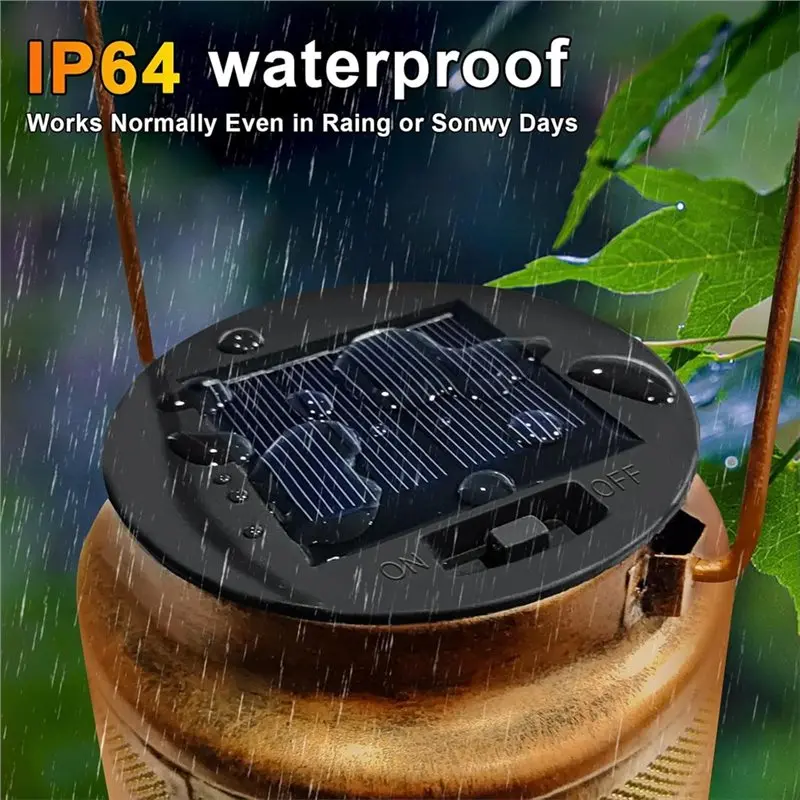 【Big Deal】Replacement Top 4 Pack Outdoor Solar Lights, LED Solar Lantern Light Lids, Solar Light Parts