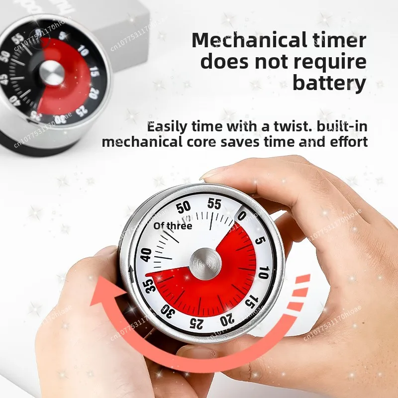 Mechanical timer, visual time manager, accurate and simple reminder tool magnetic door stickers