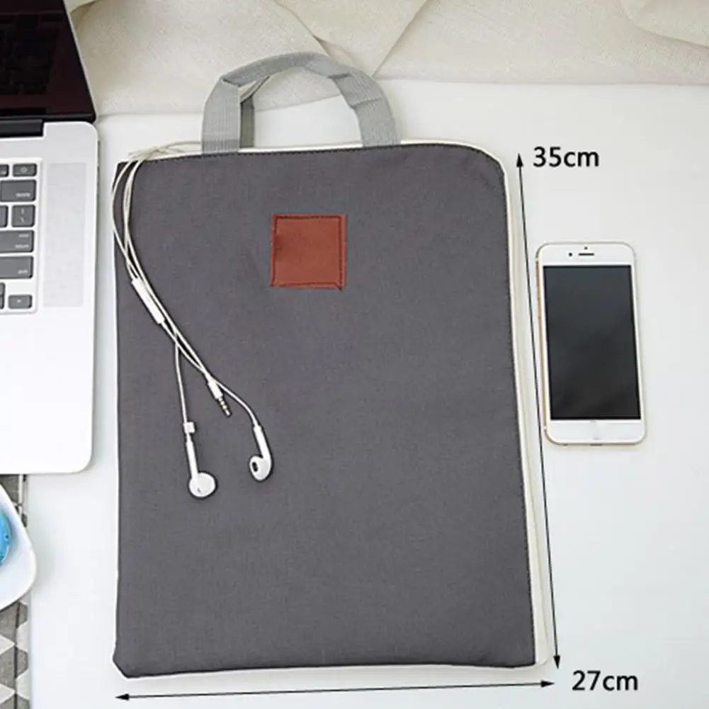 Practical Document Pouch  Sturdy Stationery Document Bag  A4 File Folder Document Pouch Storage Organizer