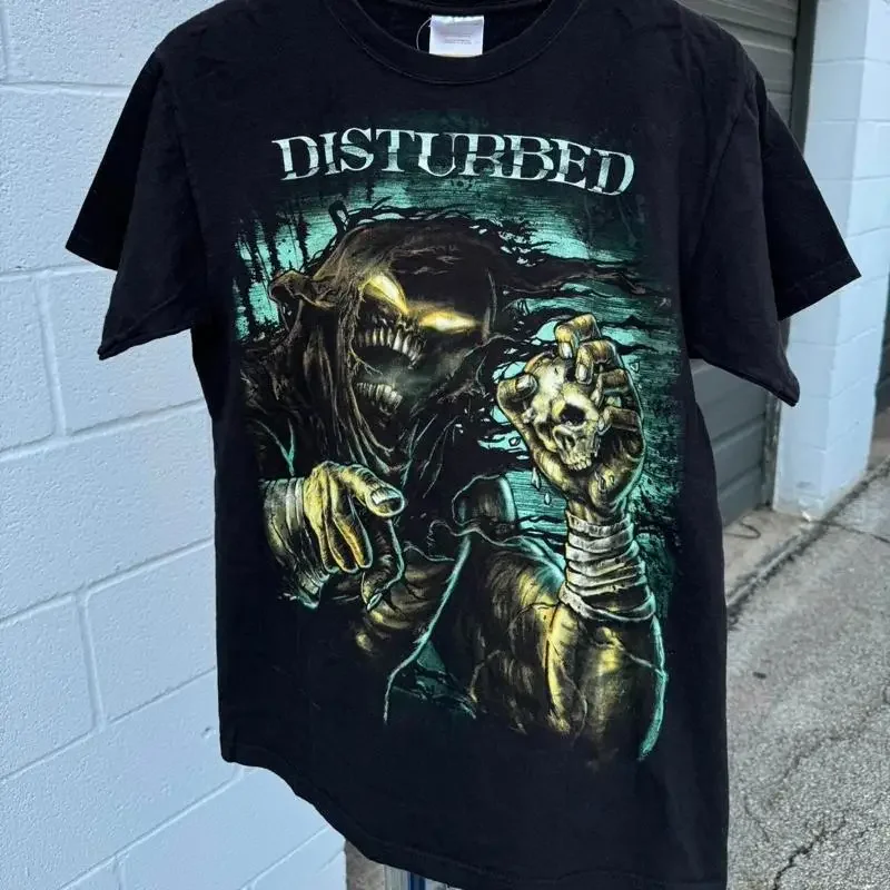 DISTURBED rock band short sleeve black color shirt KV27488