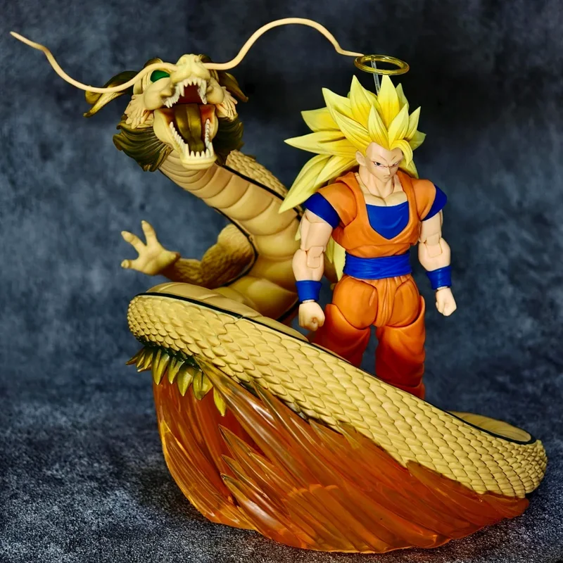 

In Stock Dragon Blaster Anime Action Figure Son Goku Super Saiyan Mobile Figure Collection Model Toy Gift Decoration