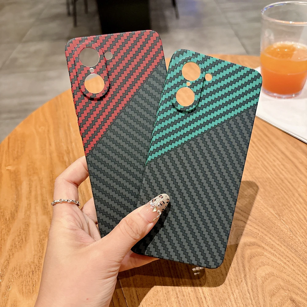 Carbon Fiber Case For Oneplus Ace 5 Racing Ultra Thin Hard PC Shell Oneplus Ace 5 Anti Fingerprint Back Fundas Oneplus Ace 3V