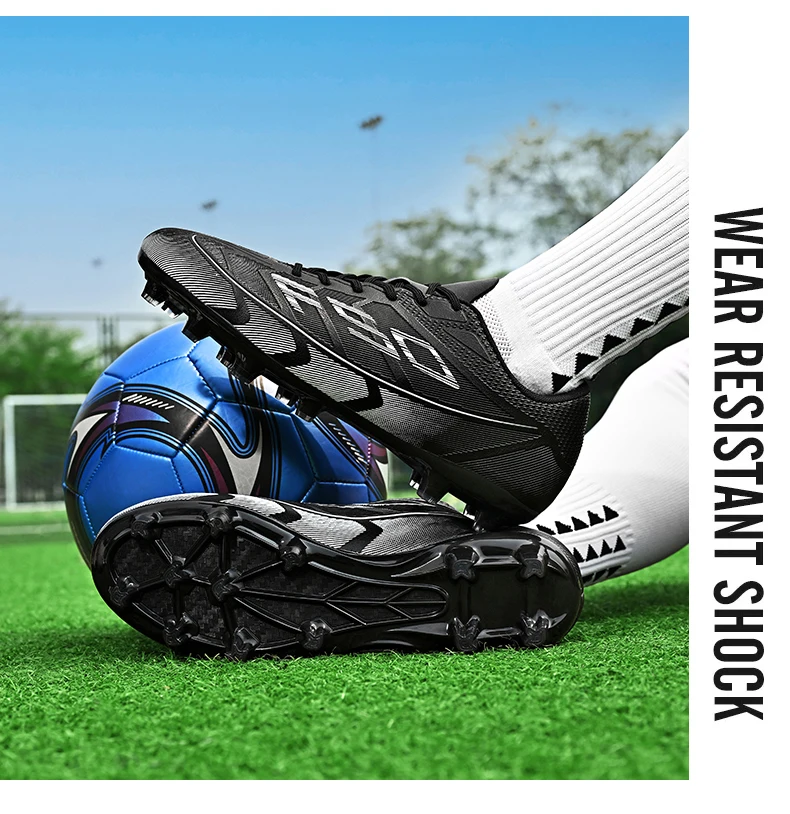 Neue Herren-Fußballschuhe Futsal High Ankle Atmungsaktiv Rutschfest Hochwertige Ultraleichte Fußballschuhe Sportschuhe für Outdoor-Wettkämpfe – Detail 12
